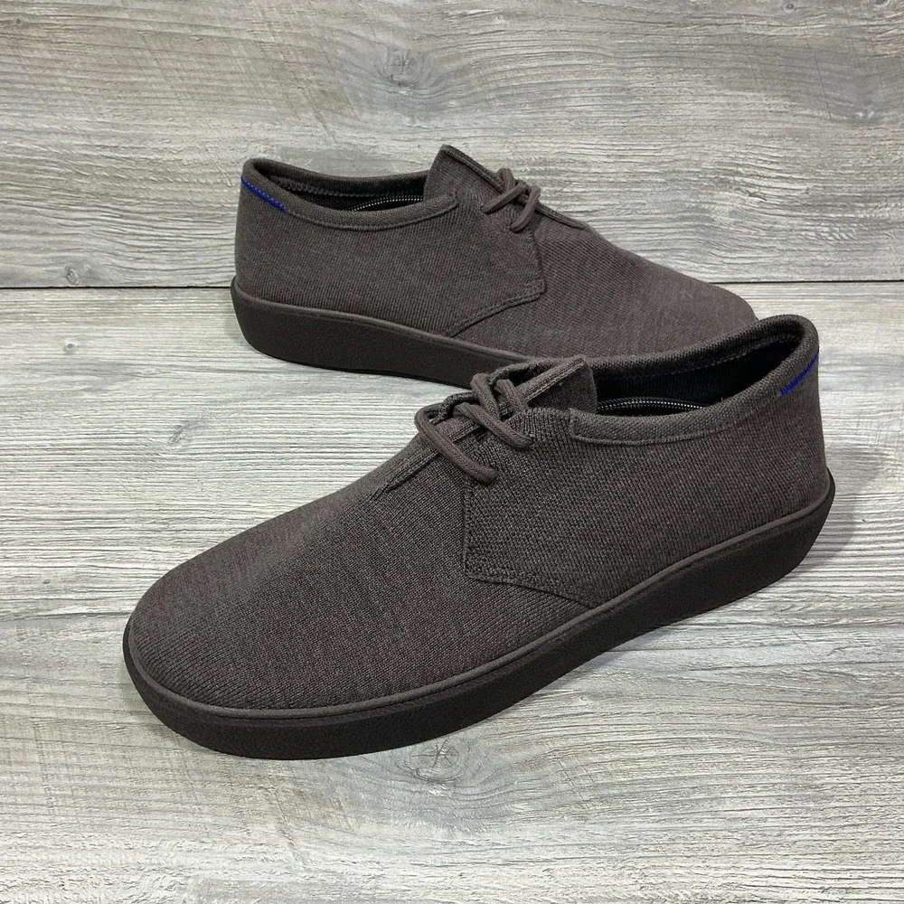 ROTHY'S The Monty Men's Size 13 Merino Wool Blend Brown Casual Knit Shoes NEW